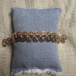 Vintage Trifari Pat Pending Gold Tone Bracelet